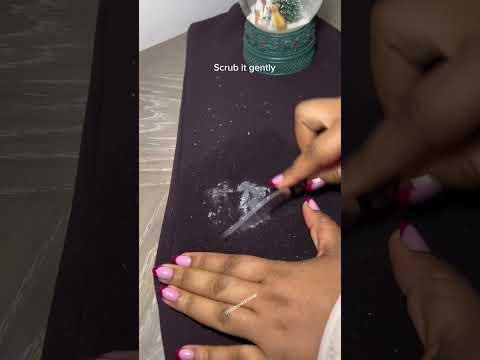 How to remove chewing gum stain from clothes ✨