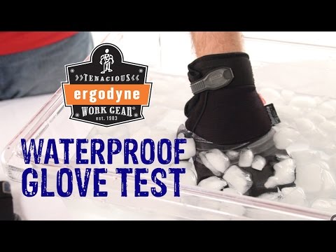 Ergodyne ProFlex Thermal Waterproof Glove Test