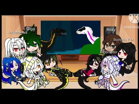 Dinos reagindo a Indominus rex, Indoraptor and Scorpius rex vs Night feeder