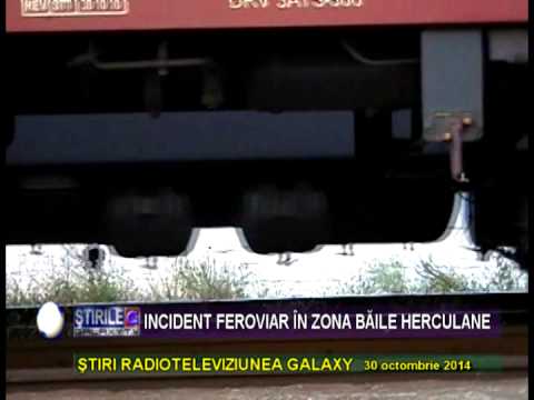 TREN DERAIAT LA BAILE HERCULANE PE RUTA BUCURESTI - TIMISOARA