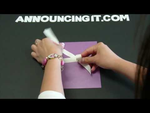 How to tie a Perfect Bow for an Invitation