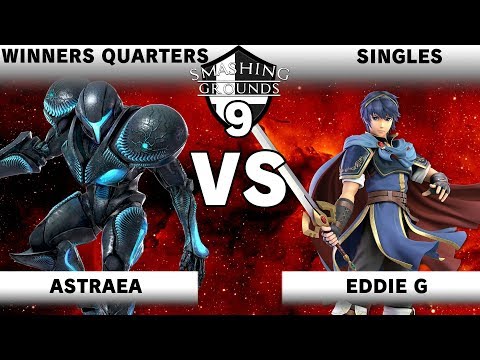 Smashing Grounds 9 - Astraea (Dark Samus) Vs. Eddie G (Marth) - Winners Quarters - SSBU
