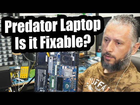 Acer Predator Helios Laptop No power Short Circuit. Is it Fixable?