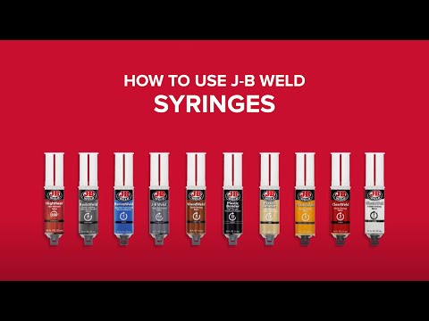 HOW TO USE J-B WELD SYRINGE EPOXIES AND ADHESIVES