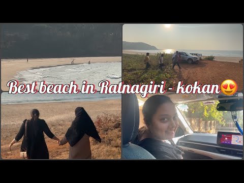 Vayangani Beach | Best beach in Ratnagiri - kokan | clean beach😍| #vlog #kokan #beach #tranding