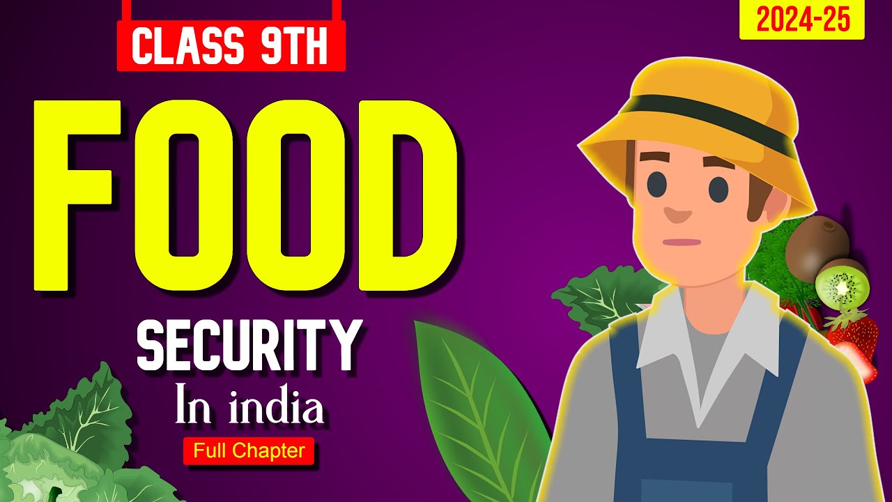 Food Security in India Full Chapter in Animation | Class 9th | Economic Chapter 4 class 9