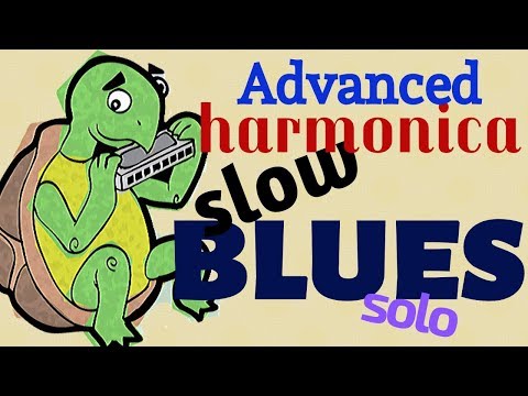 Slow blues harmonica lesson 3