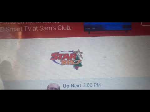 Star 105.7 Christmas station ID as of 4:02 PM