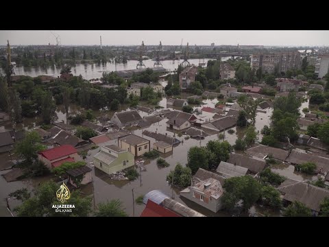 Evakuacija stanovništva Hersona zbog poplava nakon rušenja brane