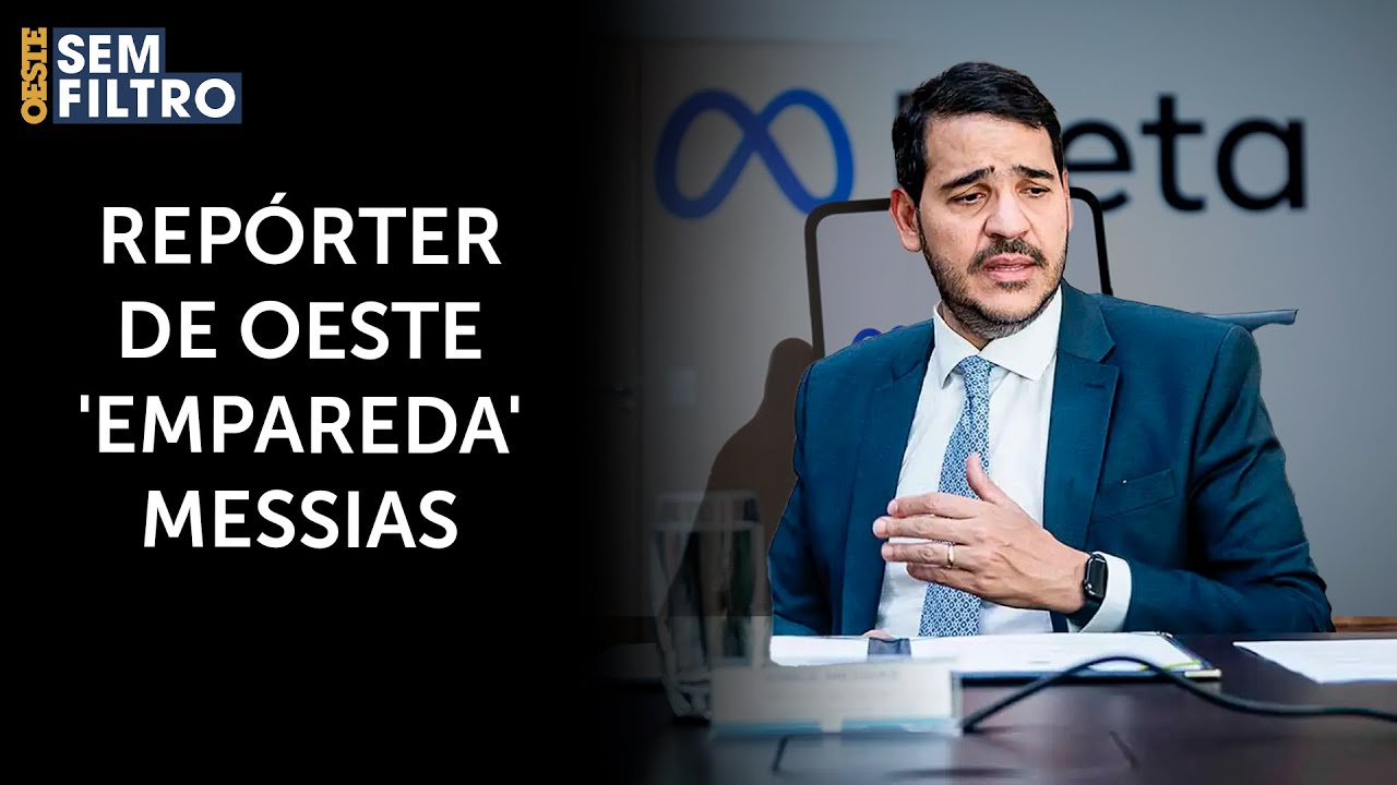 Repórter de Oeste 'enquadra' Messias após big techs não comparecerem à 'audiência da censura'