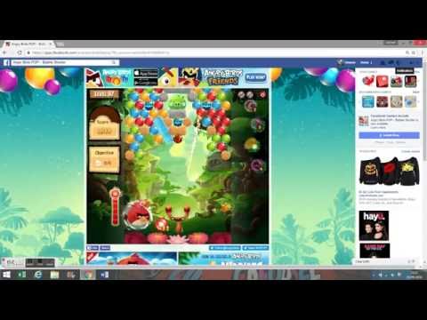 Angry Birds POP! on Facebook - Level 87 Walkthrough