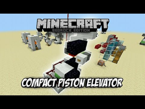 Piston elevator: Insane Minecraft Redstone trick