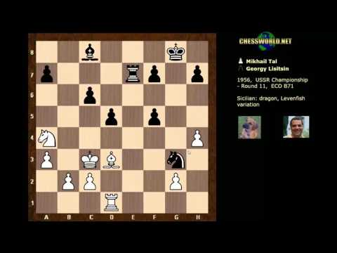 One of Mikhail Tal's most magnificent King adventures! vs Georgy Lisitsin : 1956 : notable game