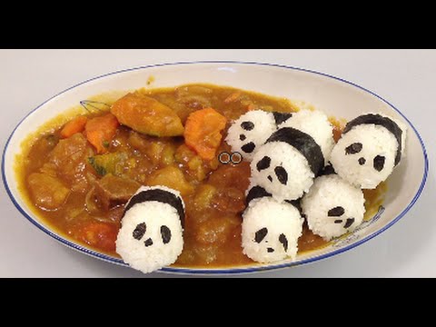 Curry and Panda - How to make curry rice - Japanese food カレーライス