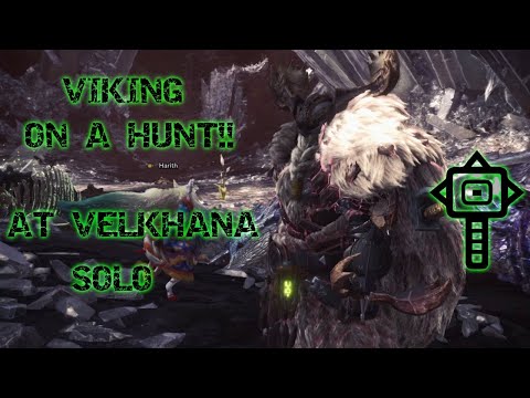 Monster Hunter World Iceborne Hammer Solo AT Velkhana
