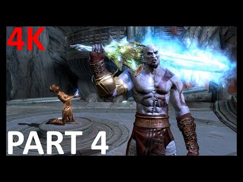 GOD OF WAR 3 REMASTERED Walkthrough Gameplay Part 4 (FULL GAME) (4K) (PS4) (60FPS) No Commentary