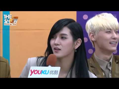 160308 The Show Warm-up Time with NU'EST (Guest Liu Dan Meng and Yu Yan)