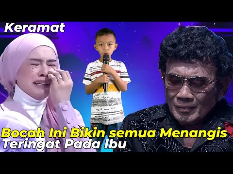 Virall!! Semua juri menangis saat bocah ini membawakan lagu "Keramat"