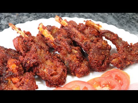 Mutton Chops Fry Recipe | Eid-ul-Adha Special | Mutton Fry Video