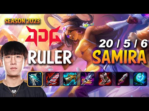 JDG Ruler SAMIRA vs SIVIR ADC - Patch 13.13 KR Ranked