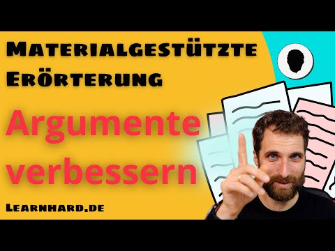 Material-supported discussion - improving arguments - typical mistakes