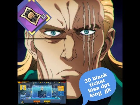Gacha black ticket King-30 black tiket boleh gk dpat king??