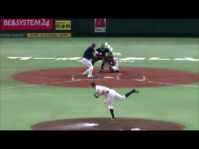 【3回表】 ホークス・バンデンハーク 見逃し三振で追加点許さず!! 2016/9/18 H-Bs