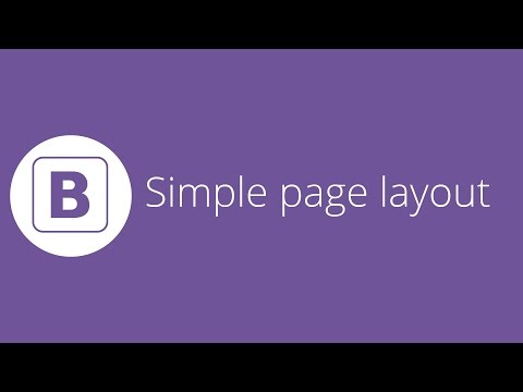 Bootstrap tutorial 22 - Creating a simple page layout (final video)