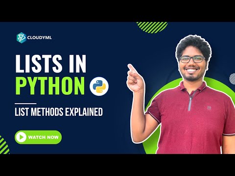 V 5 Lists In Python Lists Method Python For Data Science
