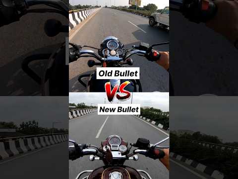 New Bullet VS Old Bullet 350 🔥 Gear Challenge #shorts #bullet