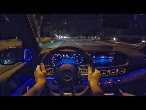 2021 Mercedes AMG GLE 63 S POV Night Drive (3D Audio)(ASMR)
