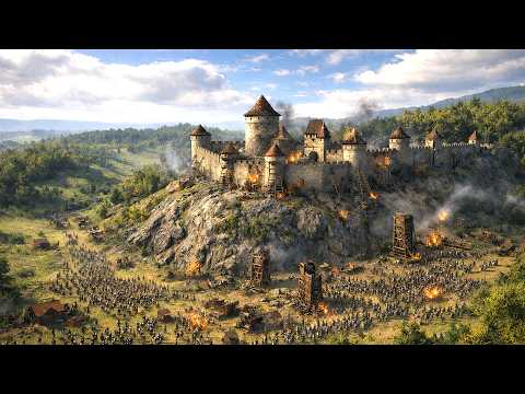 Hill CASTLE Under Attack - Manor Lords Gameplay (The MOST Realistic Medieval City Builder Game)