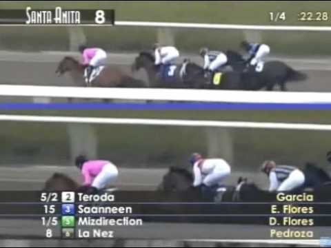 Mizdirection Wins  the 2012 Las Cienegas Stakes