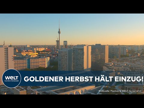 WETTER IN DEUTSCHLAND: Goldener Herbst trifft graue Regenfront - Bis zu 90 Liter Regen!