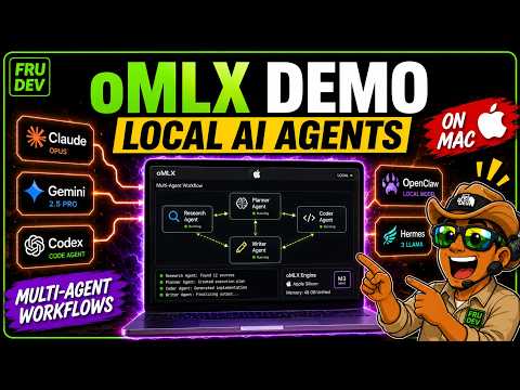 oMLX Demo: Running Multi-Agent AI Workflows Locally on Mac 🚀