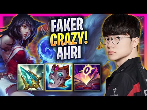 FAKER IS SO CRAZY WITH AHRI! - T1 Faker Plays Ahri MID vs Jayce! | Season 2025