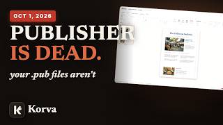 Microsoft Publisher Alternative — Open .PUB Files After 2026 (Offline)