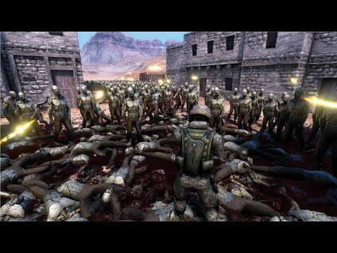 10,000 MODERN SOLDIERS VS 10,000 ZOMBIES + 10,000 MUMMIES + 10,000 ALIENS - UEBS MODS