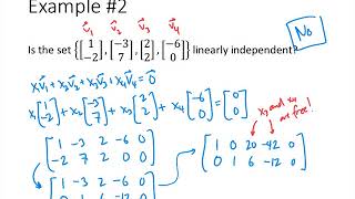 Linear Algebra - Lecture 15 - Linear Independence