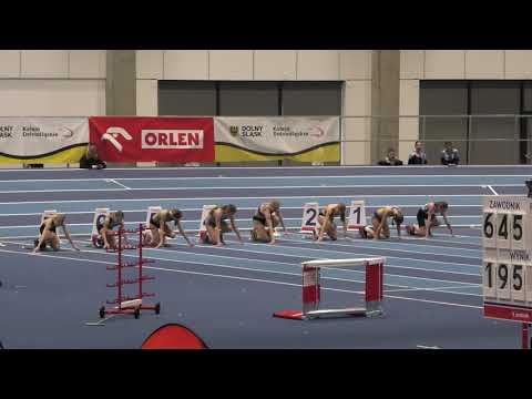 60m kobiet bieg 1 - Wrocław 20260125