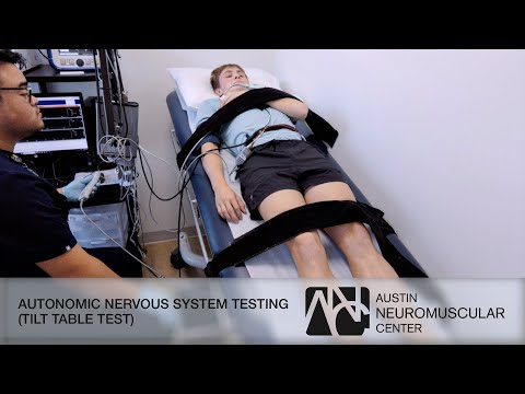 Autonomic Nervous System Testing (Tilt Table Test) at Austin Neuromuscular Center (Austin, Texas)