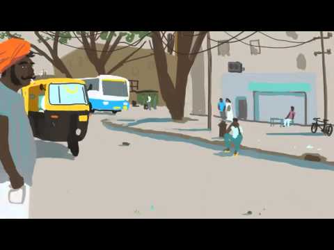 Auto rickshaw Animation