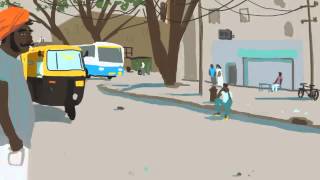 Auto rickshaw Animation
