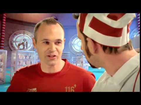 Andres Iniesta creates his own ice lolly in kalise Spanish ad  Mail Online
