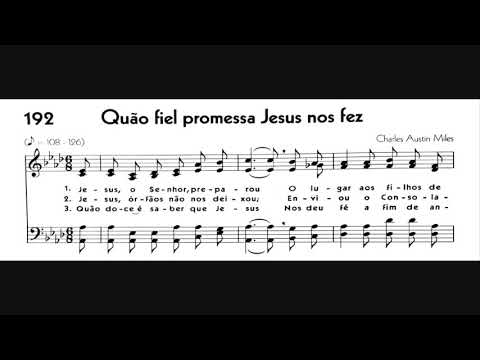 Hinário 5 CCB - Hino 192 - Quão fiel promessa Jesus nos fez - Strings - Teclado Yamaha PSR S670