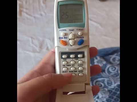 KT-4000 A/C PILOT remote control manual طريقة تشغيل