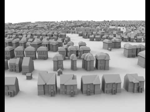 procedural extrusions: synthetic atlanta data set