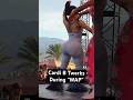 Cardi B Twerks During WAP At Coachella 2025 Billboard Shorts