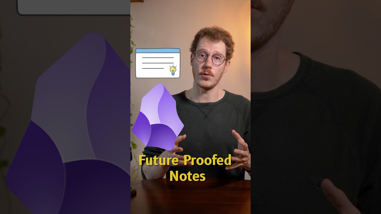 Future-Proofing Notes 📝 Why Obsidian? #obsidian #notetaking  #ai