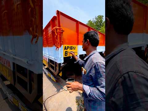 Satisfying Freehand Painting on a Mini Truck #viral #art #shorts #painting